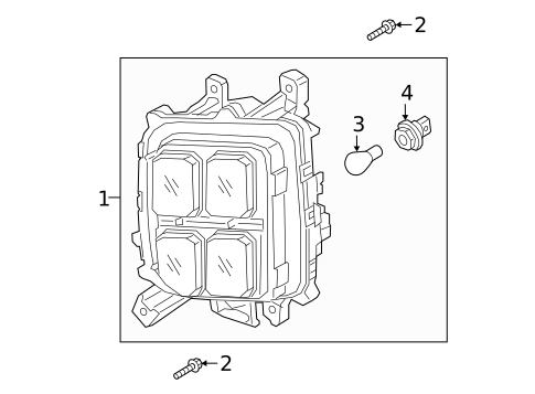 Signal Lamps for 2025 Mitsubishi Outlander Sport #0