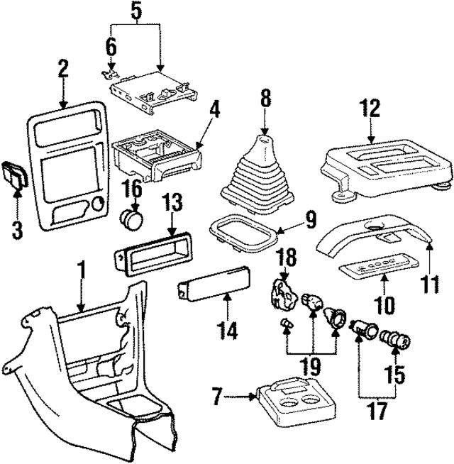 16822879 - : Ashtray Housing for GM Image
