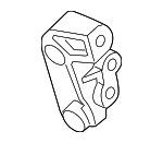 56961RCAA00 - Steering: Power Steering Pump Rear Bracket for Honda: Accord, Accord Crosstour, Crosstour, Odyssey, Pilot, Ridgeline Image