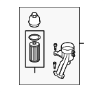 79115401AA - Engine: Oil Filter Housing for Audi: A6 Quattro, A8 Quattro, Q7, R8, RS4, S5, S6, S8 Image