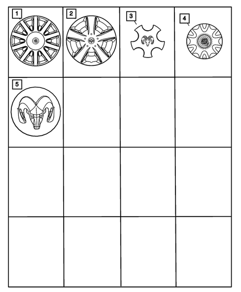 Wheel Covers and Center Caps for 2008 Chrysler Sebring #0