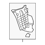 BHN150350B - Body: Splash Shield for Mazda: 3 Image