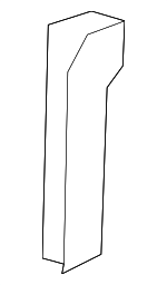 31301724 - Body: Bracket Seal Strip for Volvo Image