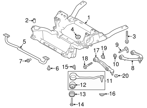 LAND ROVER Discovery3,4ラダー FRONT RUNNER Land Rover Discovery LR3/LR4 Roof Rack Wind Deflector