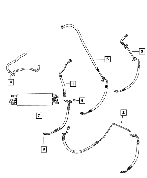 Power Steering Hoses for 2011 Dodge Challenger #0