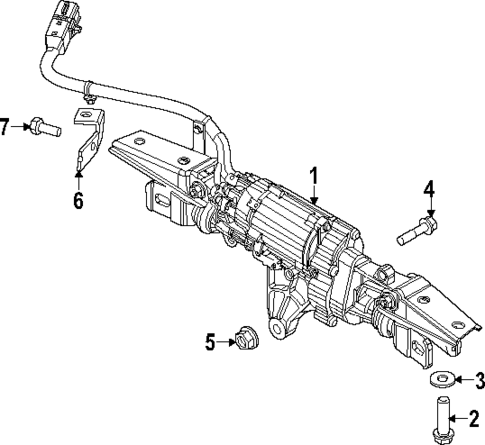 Rear Steering Components for 2025 Genesis G80 #0