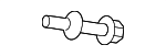 18231SNAA00 - Exhaust: Converter &amp; Pipe Front Bolt for Honda: Accord, Civic, CR-V, CR-Z, Crosstour, Element, Fit, Insight Image