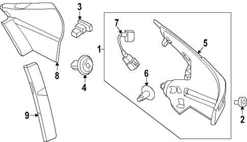 Tail Lamps for 2023 Nissan ARIYA #0