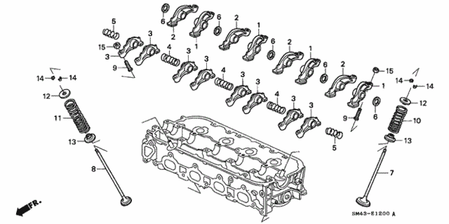 Valve - Rocker Arm for 1993 Honda Accord #0