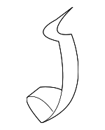 13711707044 - Engine: Air Cleaner Assembly Clip for BMW Image