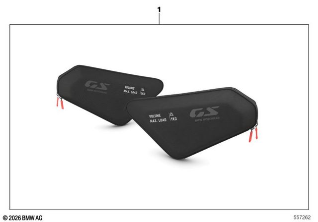 77495B5C6D7 - : Bag Frame for BMW-Motorrad Image