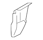 5G1Z5411778AA - Body: Air Deflector for Ford: Five Hundred, Taurus | Mercury: Montego, Sable Image