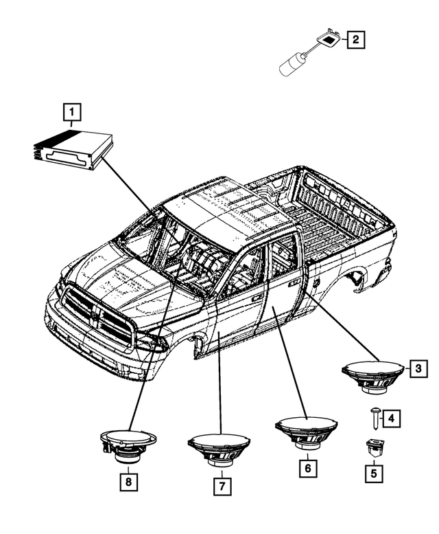 68171979AA - Electrical: Tapping Screw for Mopar Image image