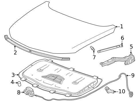Control Cables for 2025 Cadillac OPTIQ #0