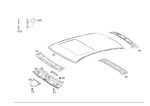 2126570909 - Roof: Paneling, Roof for Mercedes-Benz: E250, E350, E400, E550, E63 AMG Image