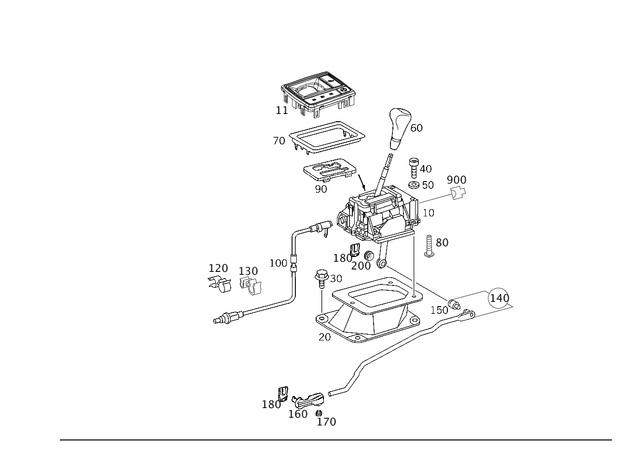 4632600009 - : Shift Mechanism for Mercedes-Benz: G55 AMG Image
