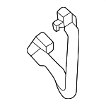 32339327 - Cooling System: Lower Hose for Volvo: S60, S90, V60 Cross Country, V90 Cross Country, XC60 Image