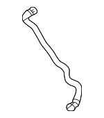 32339122 - Cooling System: 2022-2025 Volvo - Water Hose for Volvo: S60, S90, V60 Cross Country, V90 Cross Country, XC60, XC90 Image