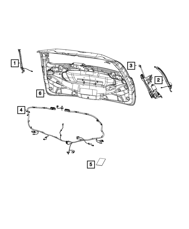 68140491AC - Electrical: Liftgate Wiring for Mopar Image