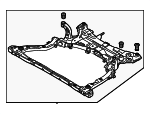 62405BF000 - Suspension: Cross-member for Hyundai: Kona Electric Image