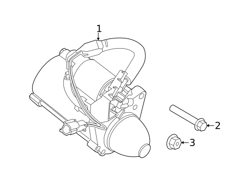 Starter for 2011 INFINITI QX56 #0