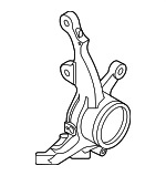 RUB500151 - Brakes: Knuckle for Land Rover: Range Rover Image