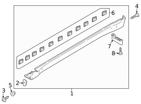 Exterior Trim - Pillars for 2020 Kia Sportage #0