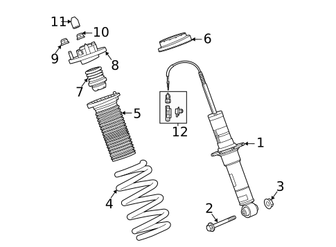 Shocks & Components for 2021 Chevrolet Corvette #3
