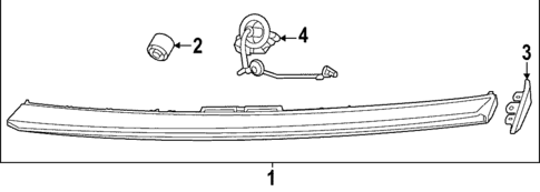 High Mounted Stop Lamp for 2025 Kia EV6 #0