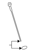 1530131080 - Engine: Dipstick for Lexus: GS300, GS350, GS450h, IS250, IS300, IS350, RC300, RC350 Image