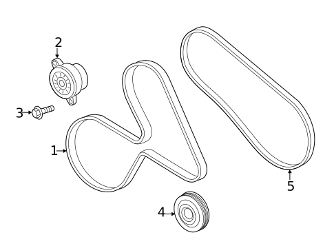 Belts & Pulleys for 2025 Lincoln Navigator #0