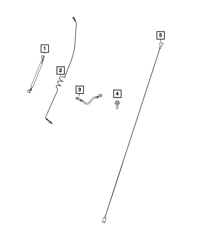 68090383AB - Electrical: Ground Strap for Mopar Image