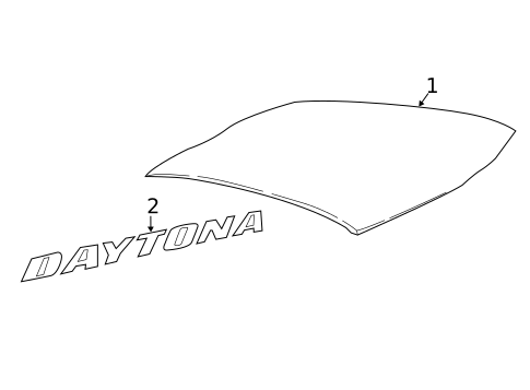 Stripe Tape for 2013 Dodge Charger #1