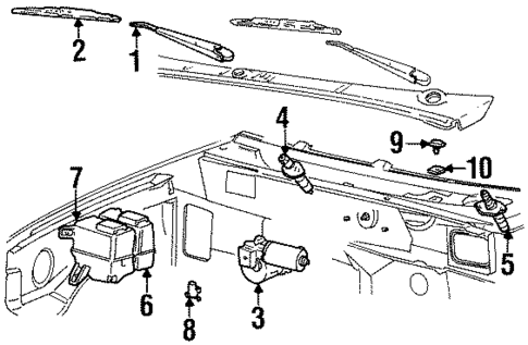 Wipers for 2000 Mercury Mountaineer #0