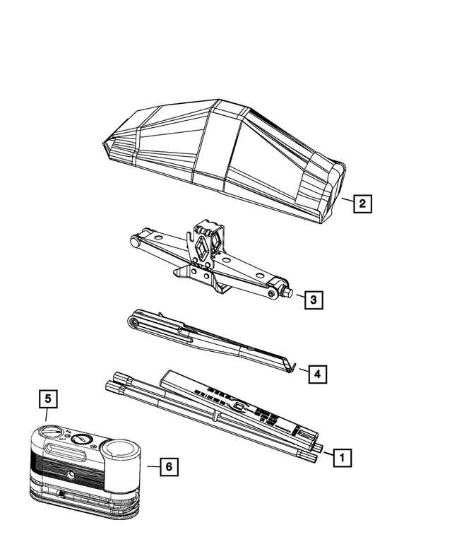 68640368AA - Wheels: Tire Compressor for Mopar Image image