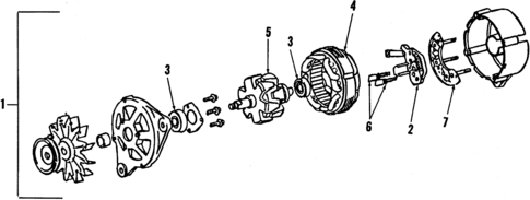 Alternator for 1985 Nissan 200SX #0
