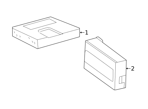 Communication System Components for 2014 Toyota Highlander #0