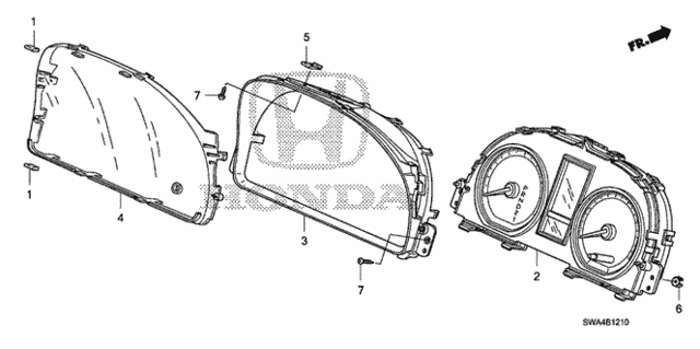 Meter Components (NS) for 2008 Honda CR-V #0