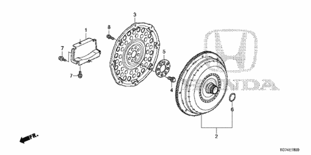 Torque Converter (1) for 2016 Honda Pilot #0
