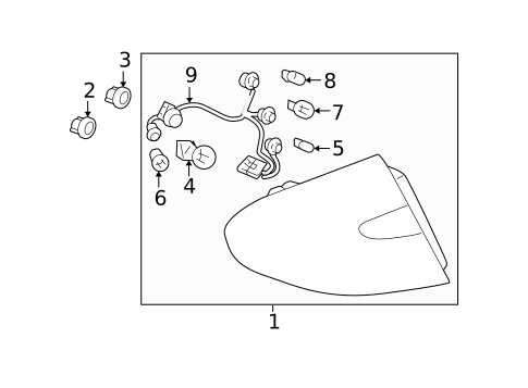 Tail Lamps for 2008 Buick LaCrosse #0
