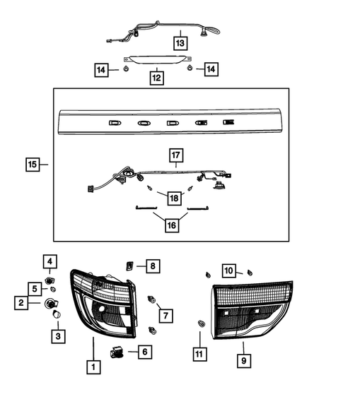 Lamps-Interior and Exterior for 2012 Dodge Durango #1
