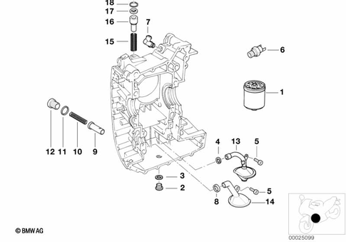 Oil Filter and Lines for 2002 BMW-Motorrad R 1200 CL #0