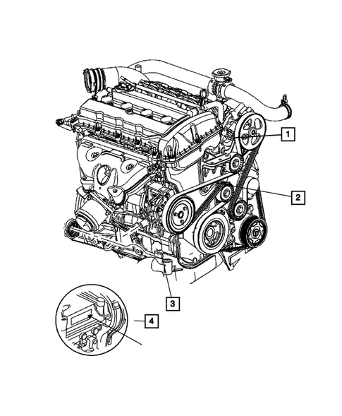 Identification du moteur pour 2007 Dodge Caliber #2
