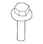 5143441AA - Body: Seat Adjuster Front Bolt for Jeep: Commander, Grand Cherokee Image