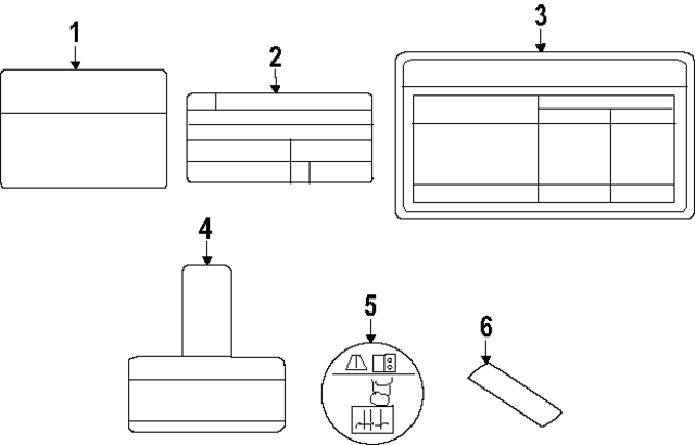 97699S1080 - : AC Label for Hyundai Image