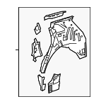 84734975 - Body: Inner Quarter Panel for Cadillac: XT5 Image