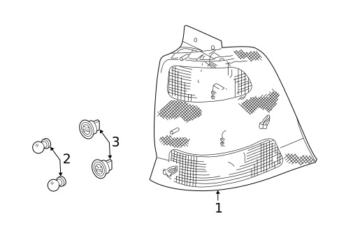 Bulbs - Chassis for 2006 Mercury Monterey #1