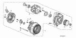 6311RJA505RM - Engine: ALTERNATOR (RMD) CORE ID 9764219-469 104210-4690 for Acura Image