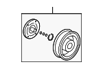 38900R70A01 - HVAC: Clutch for Honda: Accord, Accord Crosstour, Crosstour, Odyssey, Pilot Image