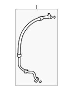 80311TA6A01 - HVAC: A/C Refrigerant Suction Hose for Honda Image